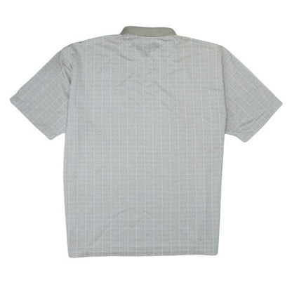 Nike Golf Men's Beige Check 2XL Polo Shirt Ocean Club Embroidered