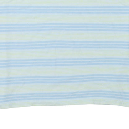 Nautica Men’s Blue Striped 2XL Cotton Polo Shirt