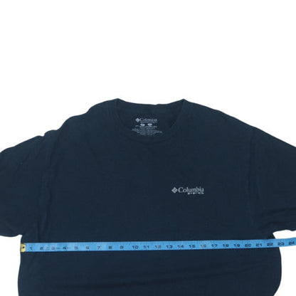 Columbia Men's Blue XL PFG Cotton Crew Neck Graphic T-Shirt