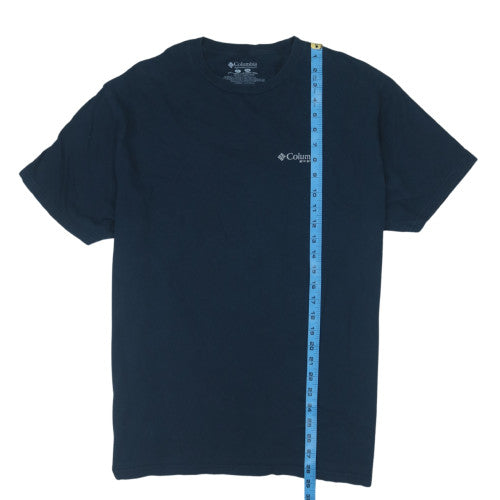 Columbia Men's Blue XL PFG Cotton Crew Neck Graphic T-Shirt