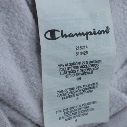 Champion Women's White Small Pullover Hoodie Sweatshirt