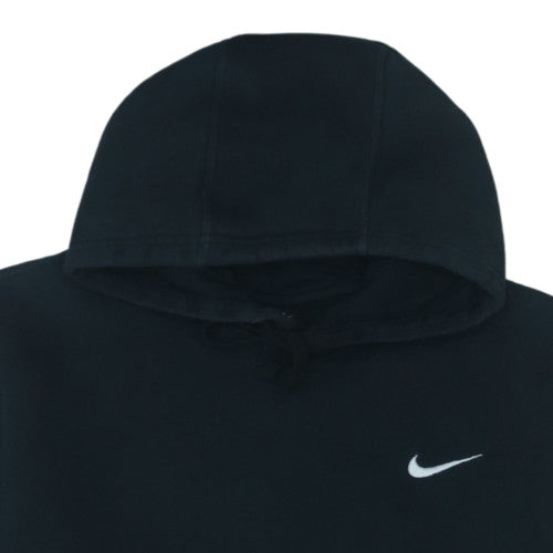 Nike Men’s Black Pullover Hoodie L Logo Fleece Sweatshirt