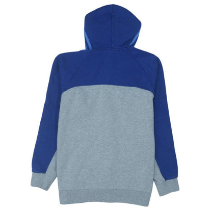 Adidas Men's Blue Full Zip Hoodie Size M Sports Fleece Sweatshirt