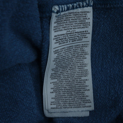 Nike Men Blue Pullover Hoodie S Fleece Logo Sportswear