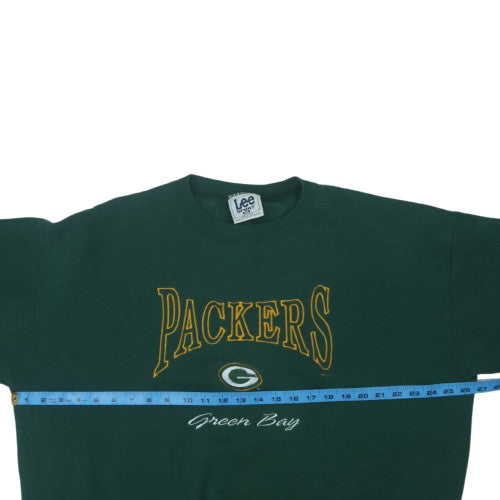 Lee Sport Men's Green XL Pullover Sweatshirt Packers Embroidered Vintage