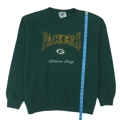Lee Sport Men's Green XL Pullover Sweatshirt Packers Embroidered Vintage
