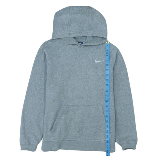 Nike Boys Grey Pullover Hoodie XL 13-15 Years Cotton Blend Sweatshirt