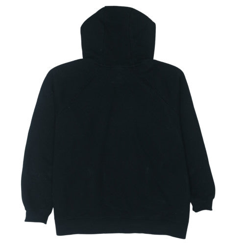 Nike Womens Black XL Pullover Hoodie with Logo Raglan Sleeves