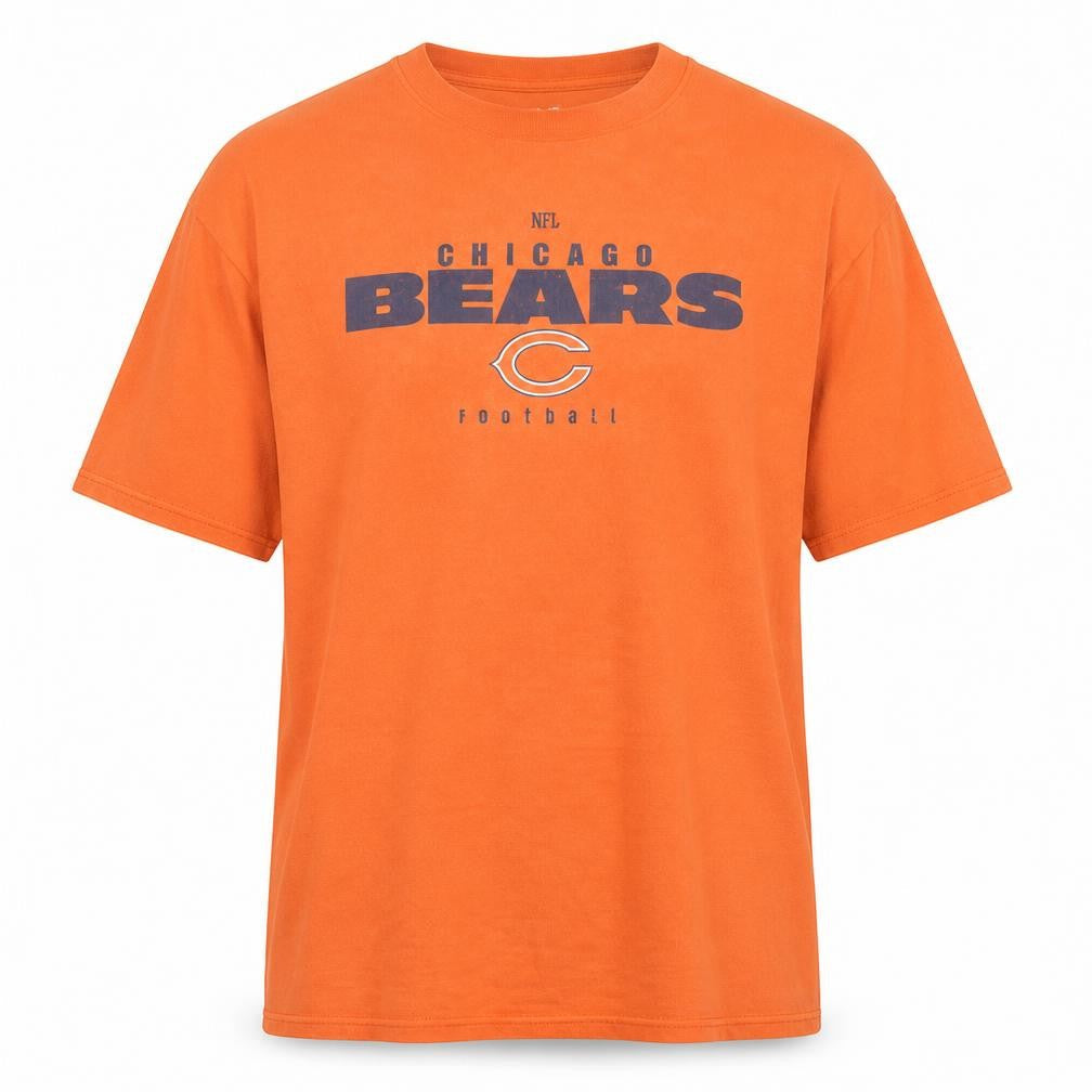 NFL Chicago Bears Orange Men's 2XL Cotton Graphic T-Shirt