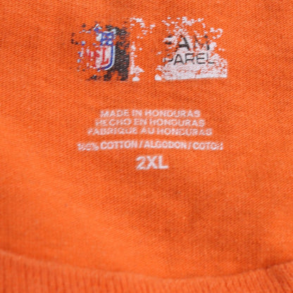 NFL Chicago Bears Orange Men's 2XL Cotton Graphic T-Shirt
