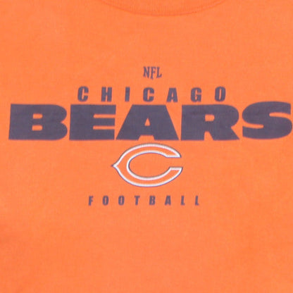 NFL Chicago Bears Orange Men's 2XL Cotton Graphic T-Shirt