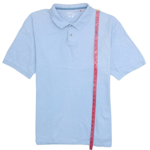 Columbia Men’s Blue XL Cotton Polo Shirt Classic Fit