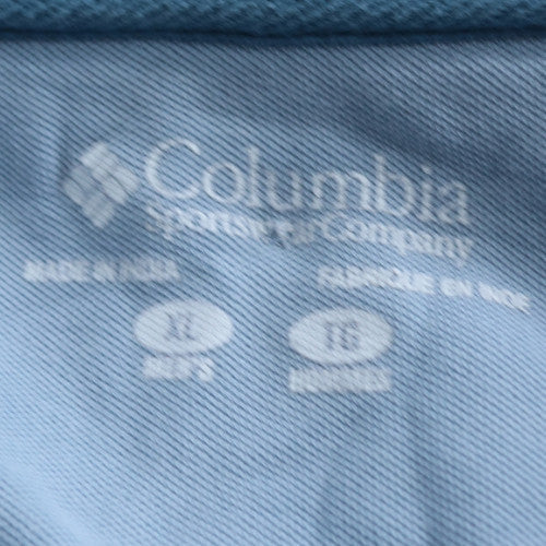 Columbia Men’s Blue XL Cotton Polo Shirt Classic Fit