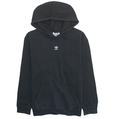 Adidas Womens Black XL Pullover Hoodie Cotton Regular Fit