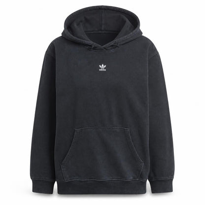 Adidas Womens Black XL Pullover Hoodie Cotton Regular Fit