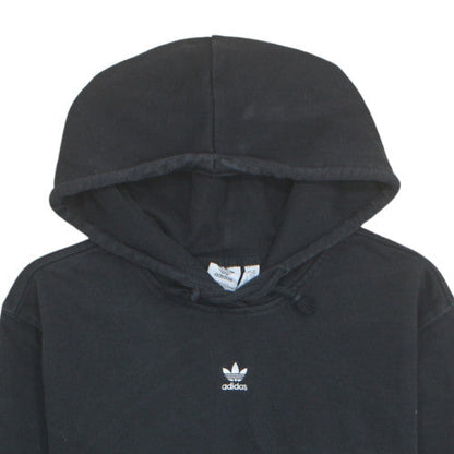 Adidas Womens Black XL Pullover Hoodie Cotton Regular Fit