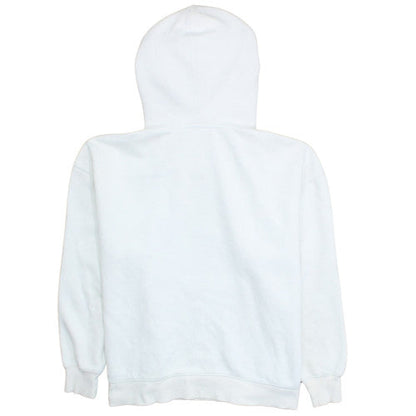 Dickies Mens White Pullover Hoodie Medium Fleece Cotton Blend