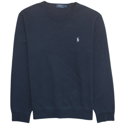 Ralph Lauren Men's Blue Crew Neck Pullover Sweatshirt Size L