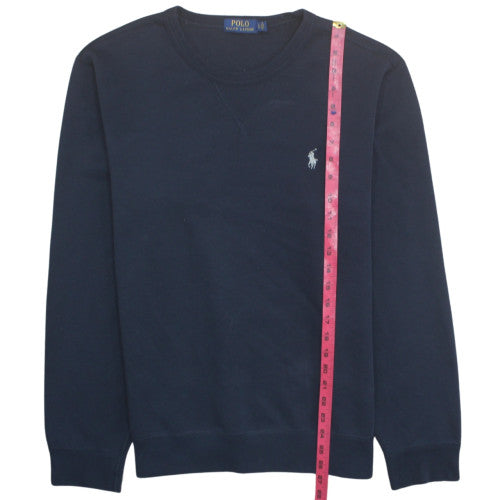 Ralph Lauren Men's Blue Crew Neck Pullover Sweatshirt Size L