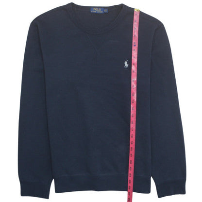 Ralph Lauren Men's Blue Crew Neck Pullover Sweatshirt Size L