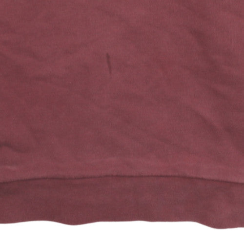 Levi's Men's Burgundy Crew Neck Sweatshirt L Graphic Logo Cotton
