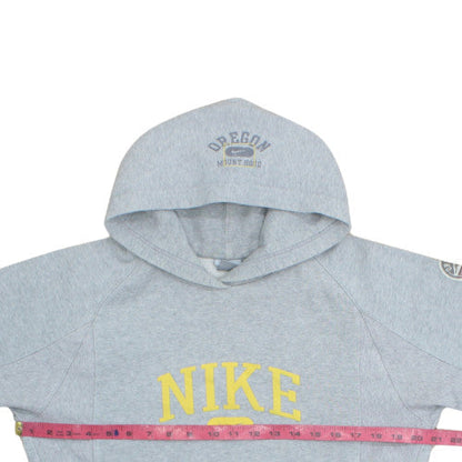 Nike Boys Grey Pullover Hoodie XL 158-170cm Cotton Blend Oregon Print