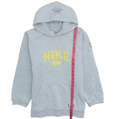 Nike Boys Grey Pullover Hoodie XL 158-170cm Cotton Blend Oregon Print