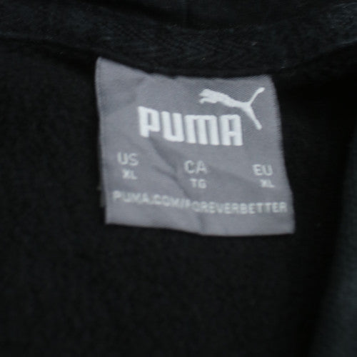 Puma Men's Black XL Pullover Hoodie Fleece Sportswear