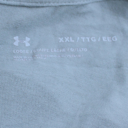 Under Armour Men's Blue 2XL Loose Fit Short Sleeve Crew Neck T-Shirt