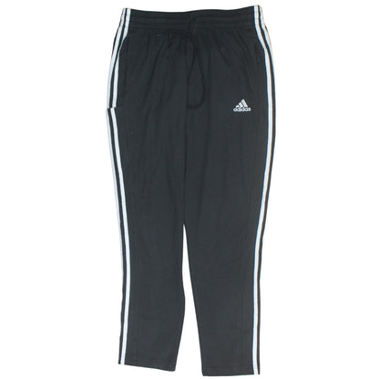 Adidas Men's Black L Jogger Trousers with Stripes