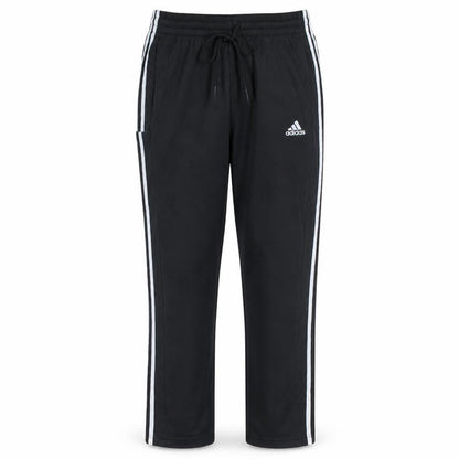 Adidas Men's Black L Jogger Trousers with Stripes