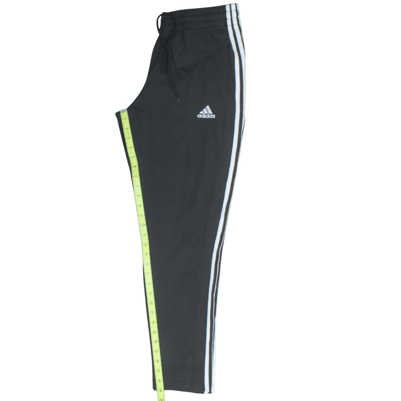 Adidas Men's Black L Jogger Trousers with Stripes