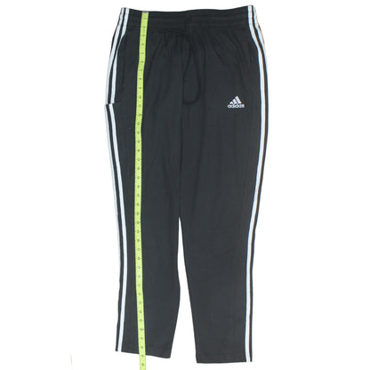 Adidas Men's Black L Jogger Trousers with Stripes