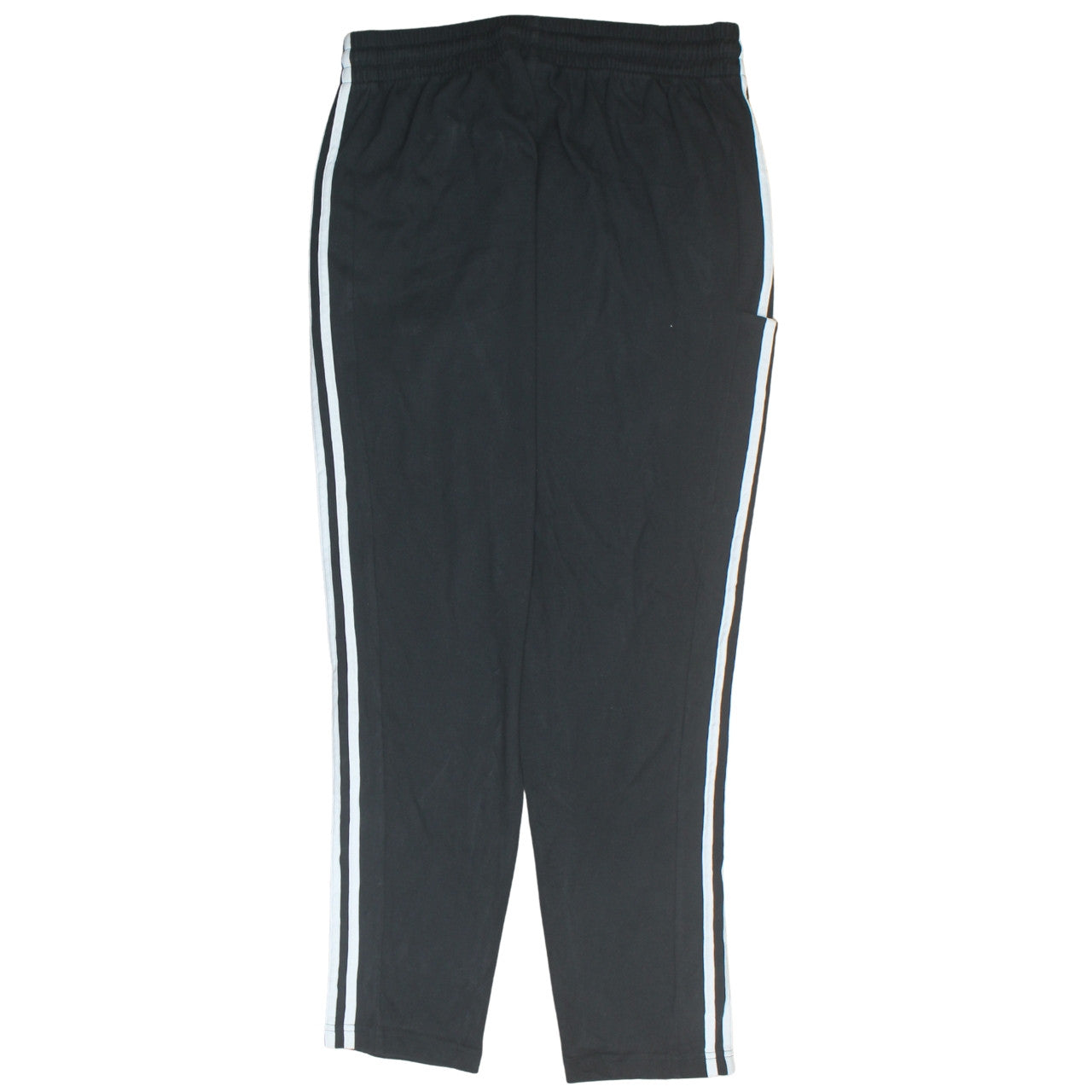 Adidas Men's Black L Jogger Trousers with Stripes