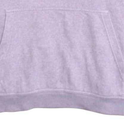 Nike Women Purple Pullover Hoodie L Cotton Blend Casual