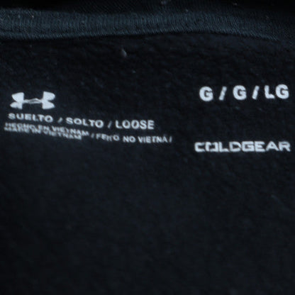 Under Armour Men's Black L Pullover Hoodie ColdGear Fleece
