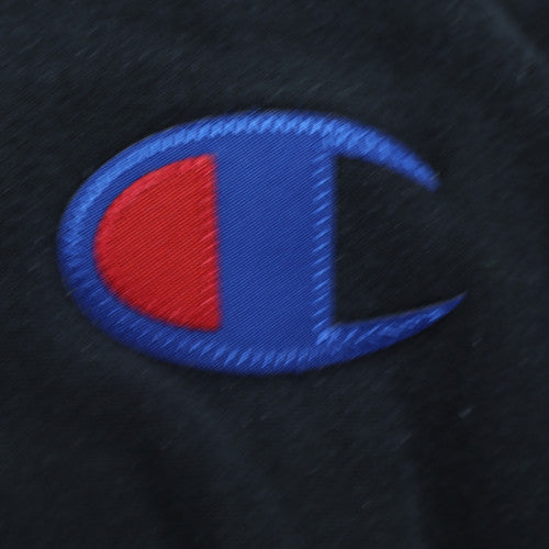 Champion Mens Black XS Fleece Hooded Sweatshirt Pullover