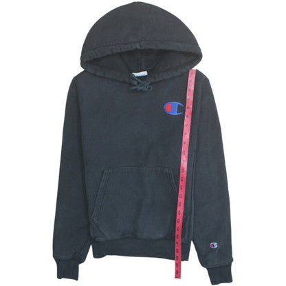 Champion Mens Black XS Fleece Hooded Sweatshirt Pullover