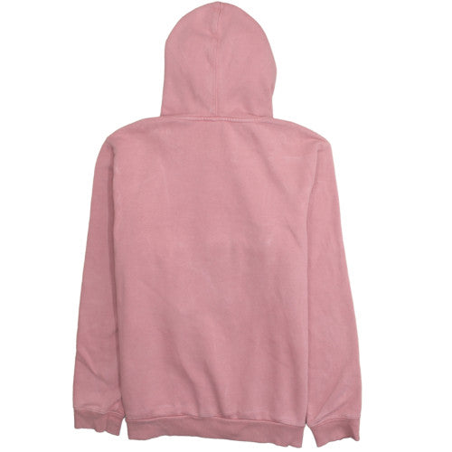 Napapijri Men’s Pink Pullover Hoodie 2XL Embroidered Logo Outdoor Style