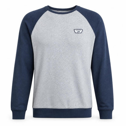 Vans Mens Grey Blue Pullover Sweatshirt Medium Crew Neck Regular Fit