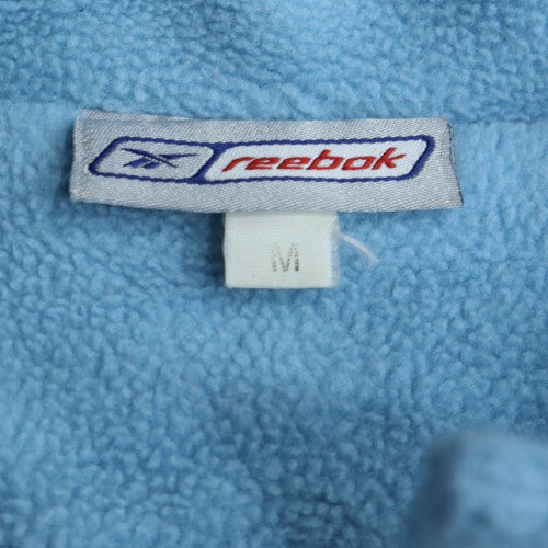 Reebok Womens Blue Fleece Full Zip Jacket Size M Lightweight