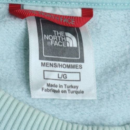 The North Face Men’s Blue Crew Neck Pullover Sweatshirt Size L
