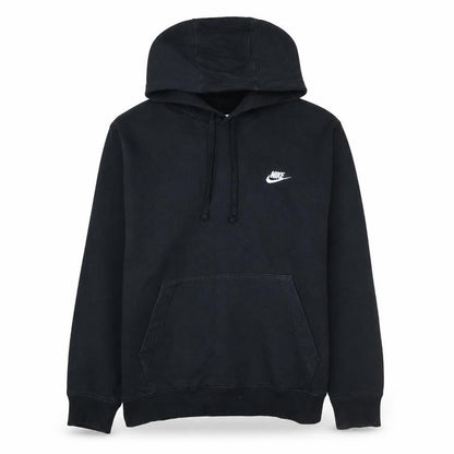 Nike Men's Black Pullover Hoodie Medium Classic Fleece Sweatshirt