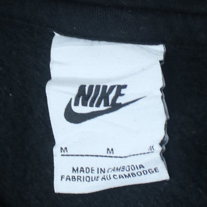Nike Men's Black Pullover Hoodie Medium Classic Fleece Sweatshirt
