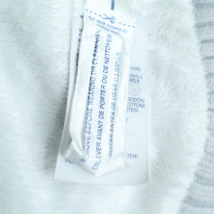Tommy Hilfiger Women Light Blue Full Zip Hoodie Size M Fleece Lined