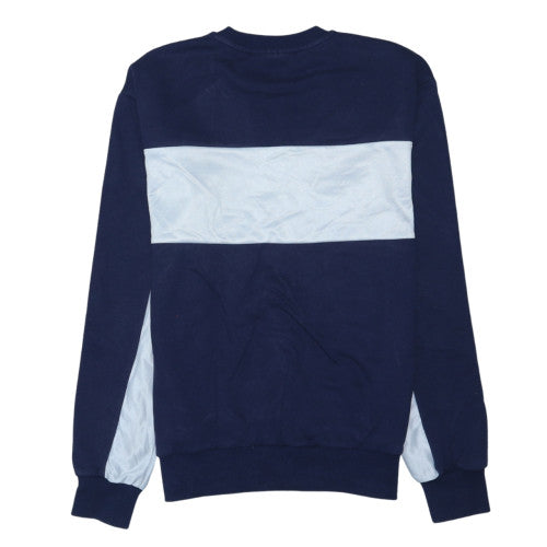 FILA Men's Blue Crew Neck Logo Sweatshirt Size S
