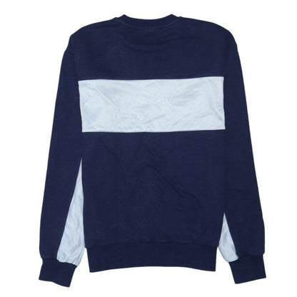 FILA Men's Blue Crew Neck Logo Sweatshirt Size S