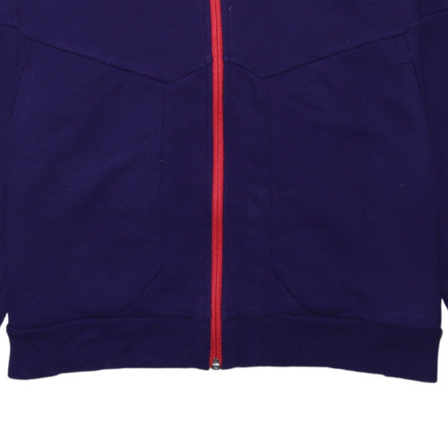 Adidas Men's Blue Full Zip Hoodie L Sports Football Euro 2022