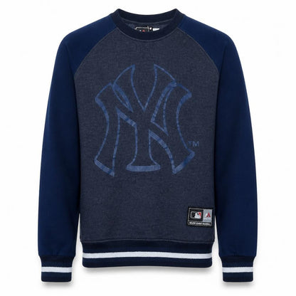Majestic Athletic Men’s Blue Crew Neck Pullover Sweatshirt M