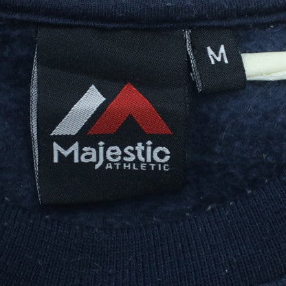Majestic Athletic Men’s Blue Crew Neck Pullover Sweatshirt M